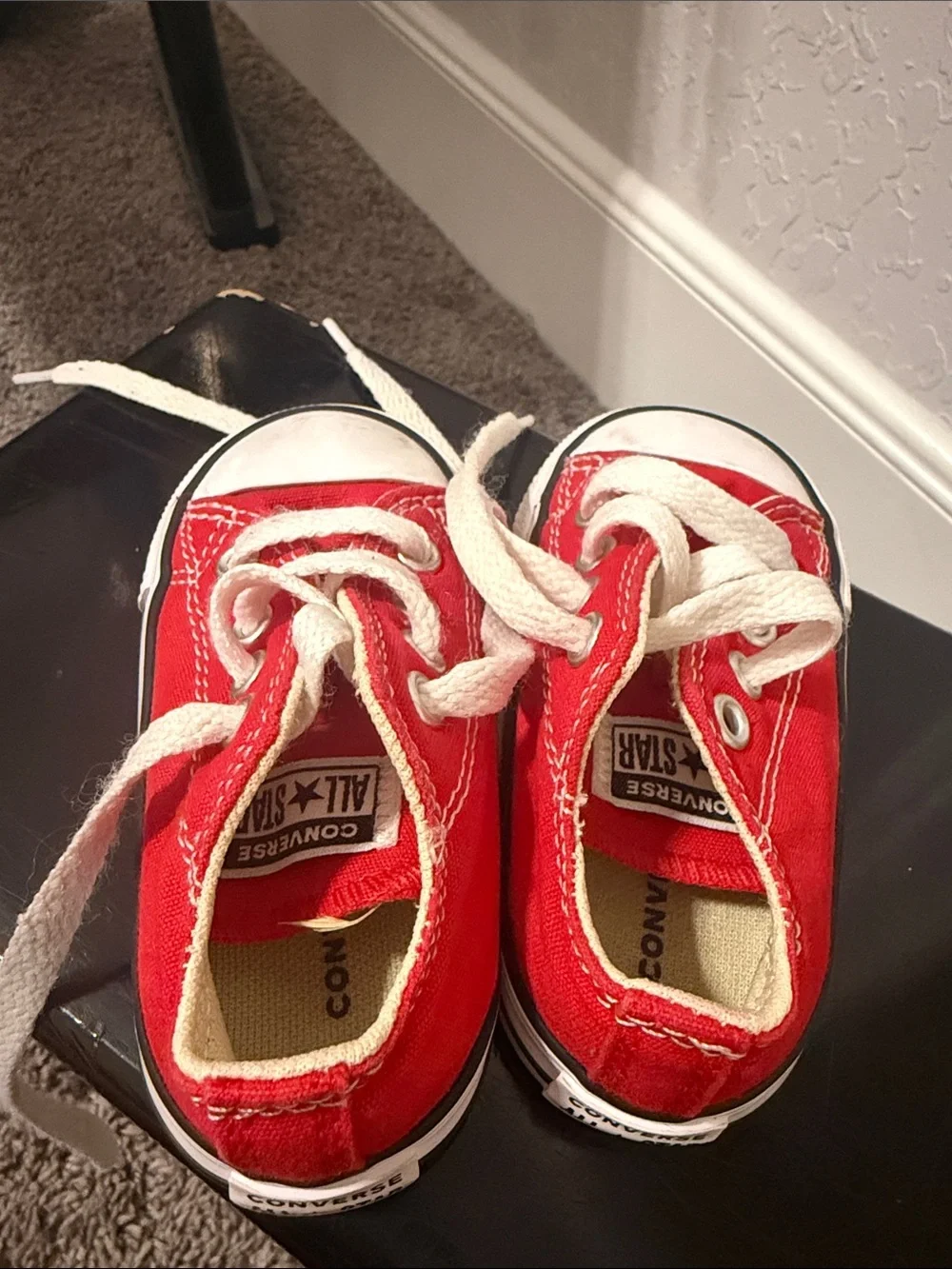 Converse All Star Toddler Red Canvas Sneakers